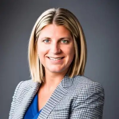 Image of a woman in grey jacket